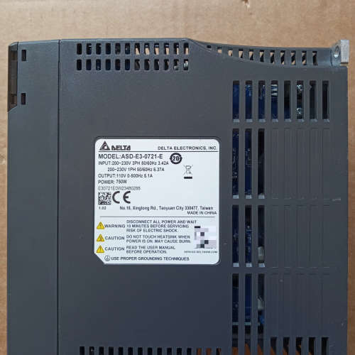 台达伺服驱动器ASD-E3-0721-E，750W功率，输入议价