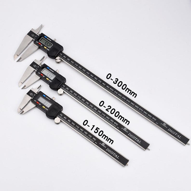 直销上量数显游标卡尺0-150mm0-300不锈钢精度电子数显卡尺0-200m