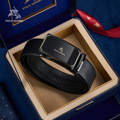 正品 腰带 高端奢侈品自动扣牛皮裤 保罗男士 皮带男真皮腰带2025新款