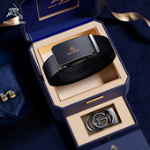 高档纯牛皮裤 腰带2026新款 带生日礼物送男友 真皮男款 保罗皮带男士