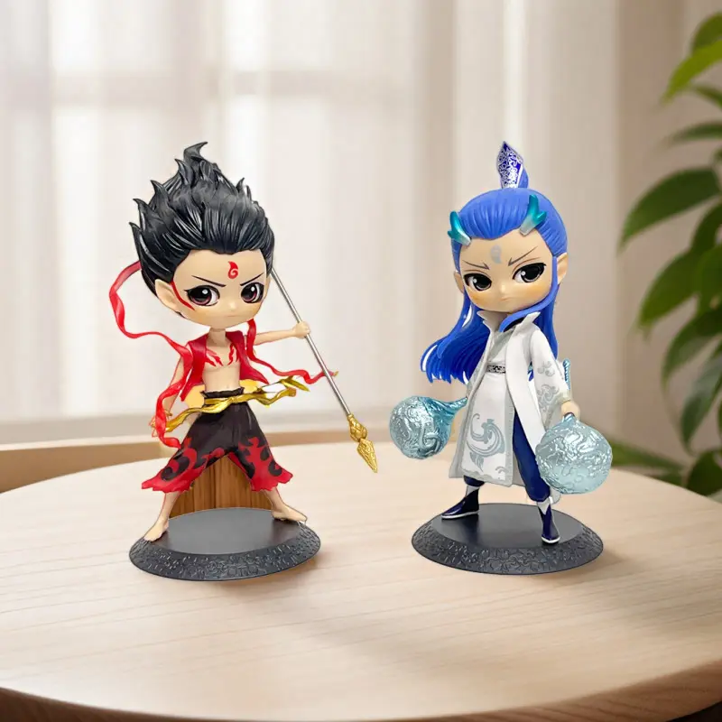 爆款潮玩高品质哪扎之魔童闹海二电影周边敖丙摆件模型人偶公仔