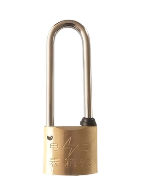 圣一智控SY40mm-60mm 镀锌锁梁铜十字锁（计价单位：个）黄色