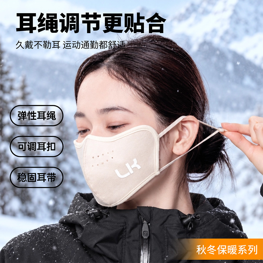 UK秋冬防风透气保暖口罩