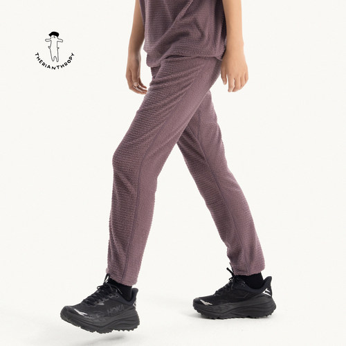 半兽人中性款抓绒保暖长裤