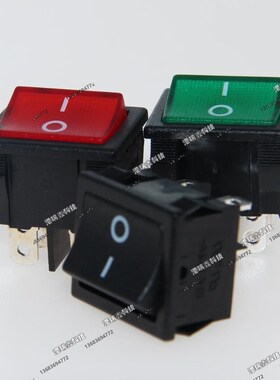 RL3-2-G/H双路方船型开关红黑绿色6/10A电源乒乓开关台湾RLEIL
