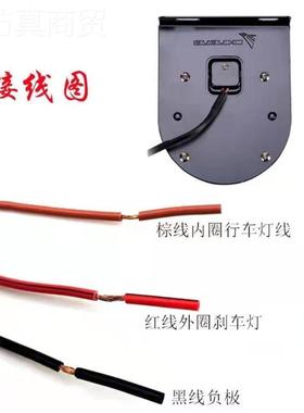 实车力货爆闪警示灯24V多LED风车风火轮防雾灯旋转追七彩DFQ尾灯