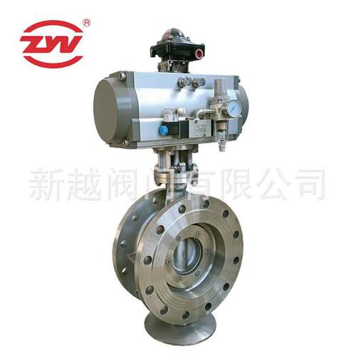 气动不锈钢蝶阀 三偏心不锈钢金属硬密封蝶阀D643W-16P焊接式