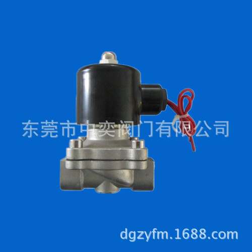 2W不锈钢电磁阀 304不锈钢常闭水阀DN15-20-25-32-40-50