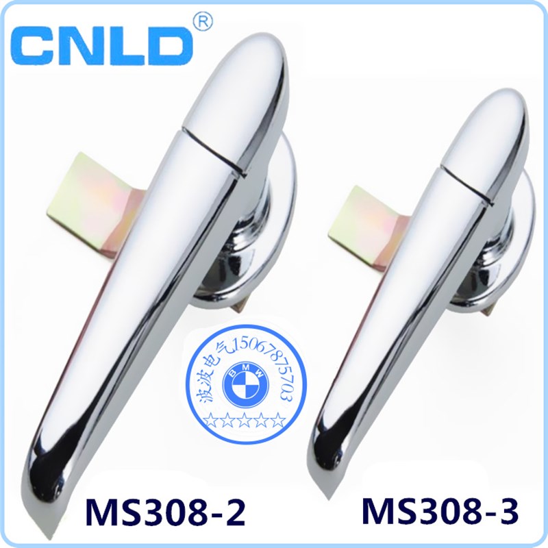 利达锁具 MS308-3 锌合金MS308-2椭圆开孔执手锁配电箱锁开关柜锁
