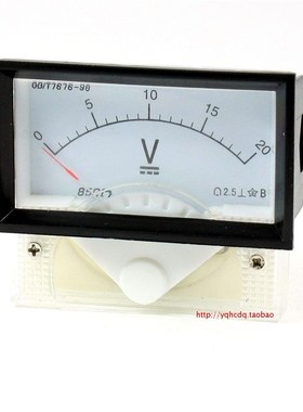 指针式直流电压表85C1715V30V20V50V100V150V250V300V机械表头