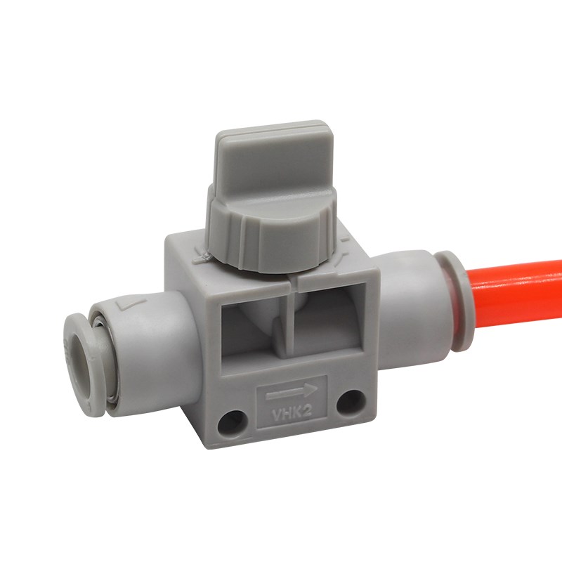 气动快插式二通手动阀VHK2-04F-04F VHK3-06F-06F -08F-10F-12F