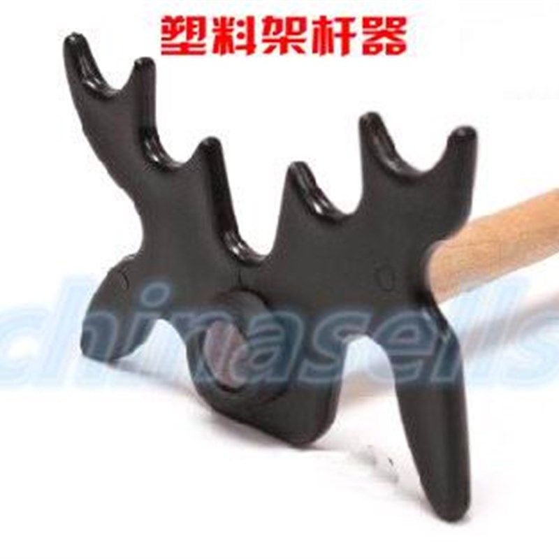 台球塑料十字架架杆器 蝴蝶叉鹿角叉蝙蝠叉九球鹿角杆架台球配件