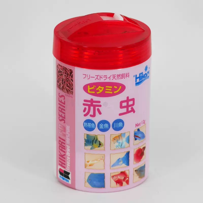 神阳斗鱼七彩鱼粮饲料红虫干赤虫干热带鱼小型鱼粮鱼食冻干红虫