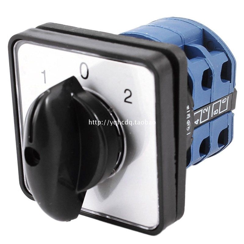 卓超 万能转换开关CA10 16A 2节3档转换开关 3档位开关 选择开关