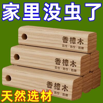 防蟑螂驱虫促销中衣柜香樟木条块