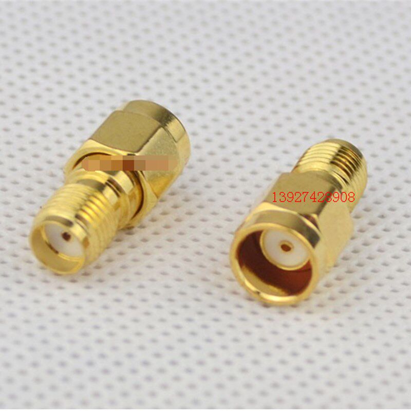RP-SMA-JK射频AP转接头 高频SMA公对母两边孔无线信号50欧测试头