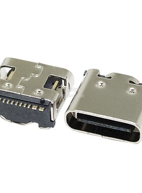 贴片USB-3.1插座16P Type-c母座 高清传输接口4脚 TYPE-C-31-M-12