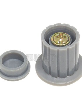 灰色/黑色 铜芯旋钮多圈电位器帽子WXD3 WH5-1A WX14-12 KYP16-4J