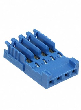 TE刺破端子2.54mm间距蓝色 281783-4 AMP原装 可代加工线束