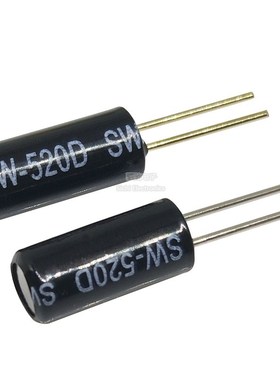 SW-520D振动开关 5.2*11.5高灵敏镀金滚珠开关 角度开关 倾斜开关