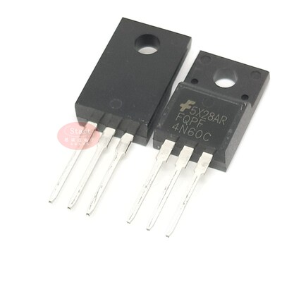全新正品 4N60 FQPF4N60C TO-220F塑封 直插三极管