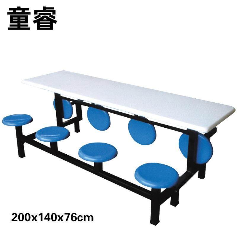 学校员工食堂餐桌椅连体小吃店餐桌椅户外八人位连体快餐桌椅组合,商业/办公家具,食堂餐桌椅,淘宝优惠券,粉丝福利购,淘宝优惠卷