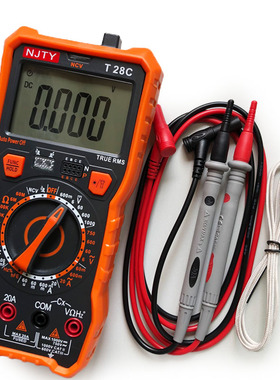 南京天宇T28C数字万用表 温度频率遥控检测 电容测量 NCV感应电场