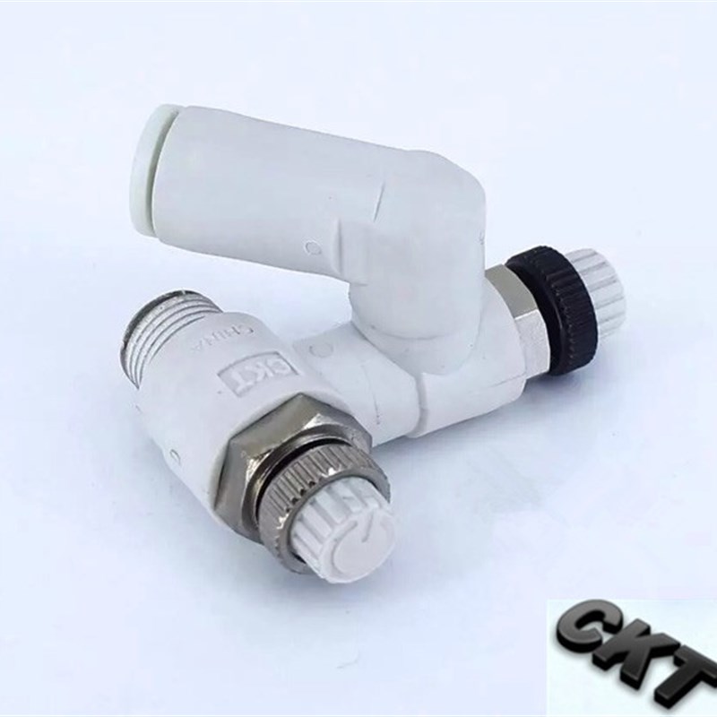 CKT品牌气动元件快插快速接头AS系列双向调速阀ASD330F-01-06S