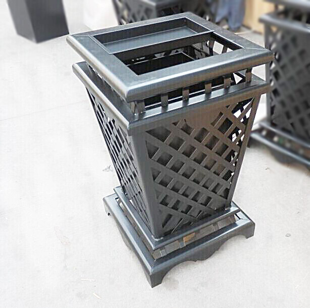 古典垃圾桶烟灰桶 酒店大堂垃圾筒果皮箱创意户外中式垃圾桶带盖