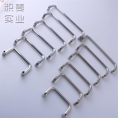 LS509 304不锈钢活动折叠拉手 工具箱设备箱柜门把手 抽屉柜拉手