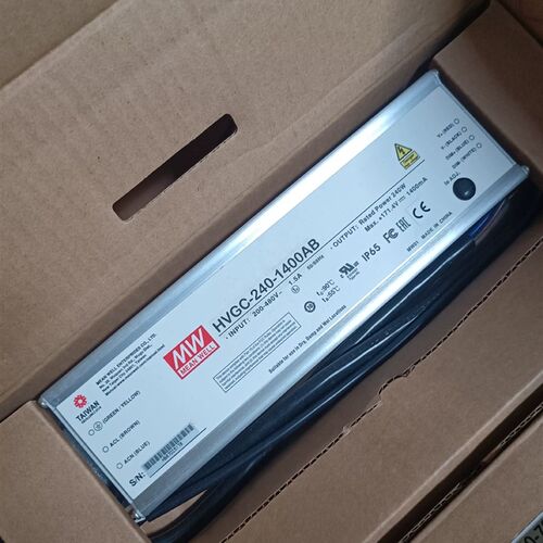 台湾明纬HVGC-240-1400A/AB调光85.7-171.4V输入电压180-528V