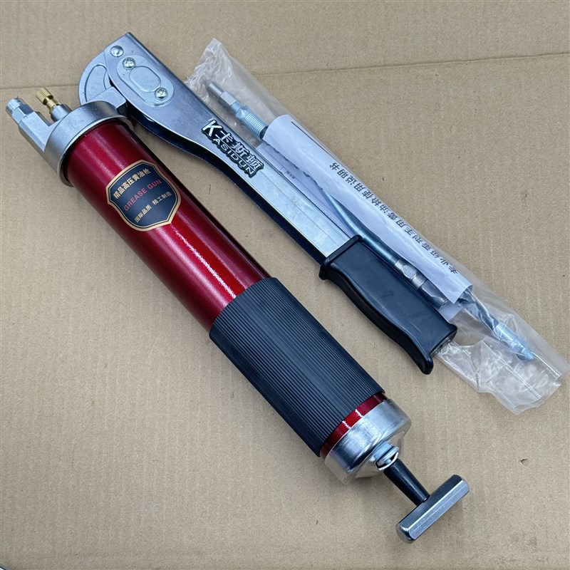 卡斯顿高压黄油枪手动拉杆自吸式桶装油挖掘机汽货车通用大压力枪