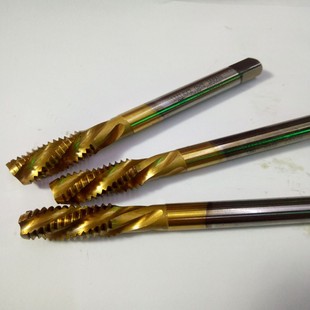 左牙M4 20倒反牙丝锥进口二手日本OSG镀钛高速钢超硬螺旋机用丝攻