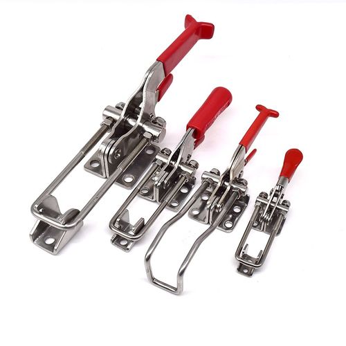 快速夹具431锁夹304不锈钢快速门栓式夹钳带自锁快速夹紧器40341