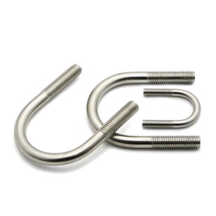 U型螺栓M6 U型管卡 304不锈钢U形螺丝 U型卡 6mm 管夹