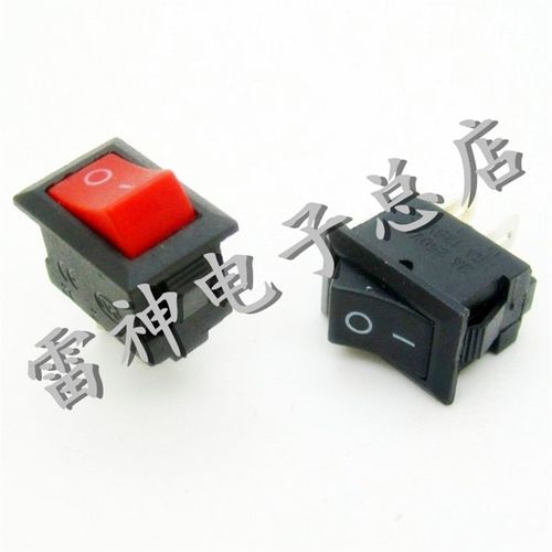 厂家直销高品质KC1-111小号 黑色2脚船型开关KCD两脚开关 10*15mm