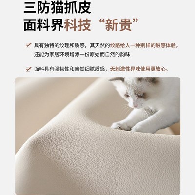 主卧高端大气床实木床主卧大床现代简约双人床皮艺床卧室床