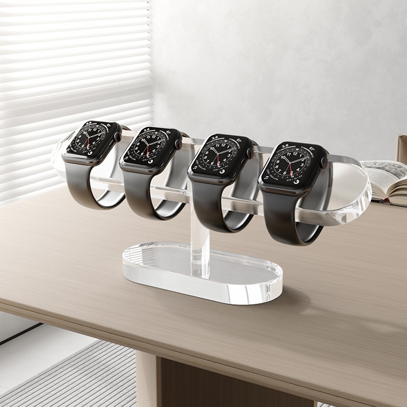 手表托架亚克力透明手表台创意摆件收纳架展示架手链项链架