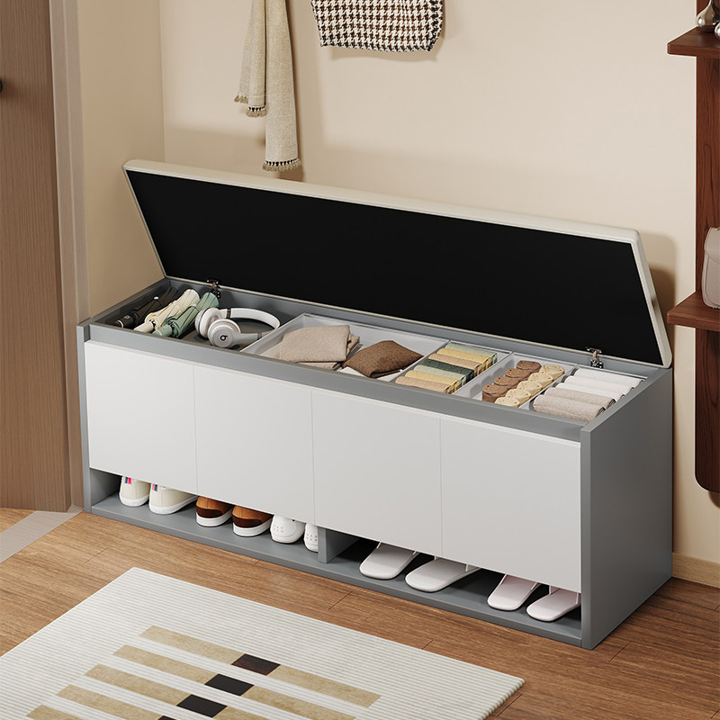 实木换鞋凳门口家用轻奢高级感鞋柜可坐一体软包入户穿鞋凳进门凳,住宅家具,换鞋凳,淘宝优惠券,粉丝福利购,淘宝优惠卷