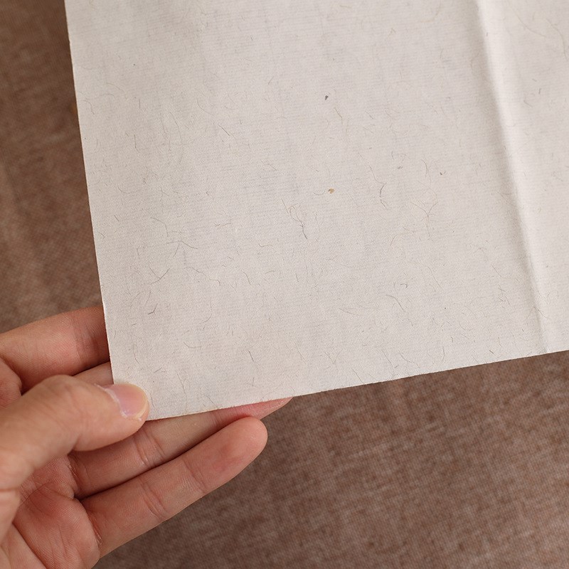 泾县宣纸四六尺构皮麻纸山麻纸半生熟皮纸复古纯手工书法国展用纸