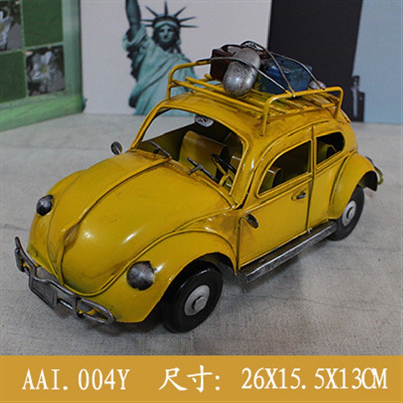 厂家直销复古铁艺汽车老爷车塔克摩托车客厅餐厅酒吧网咖装饰摆件