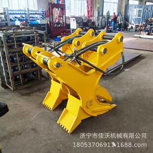 挖机树根挖拔器劈树根树根起拔机135挖机树桩挖拔机树桩劈柴机