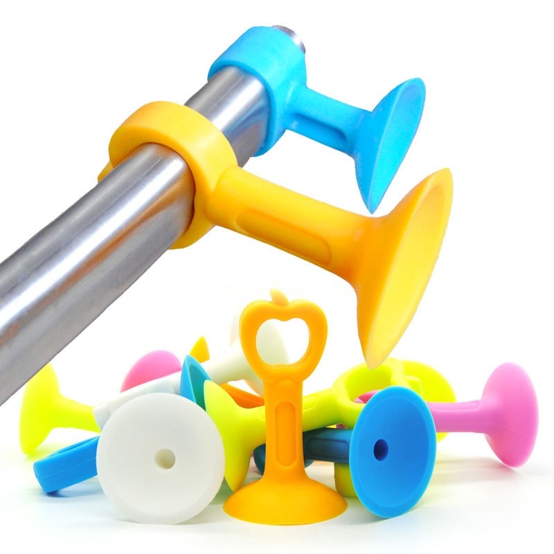 免打孔硅胶门吸卫生间防撞墙吸橡胶门挡玻璃缓冲门把手吸盘静音吸