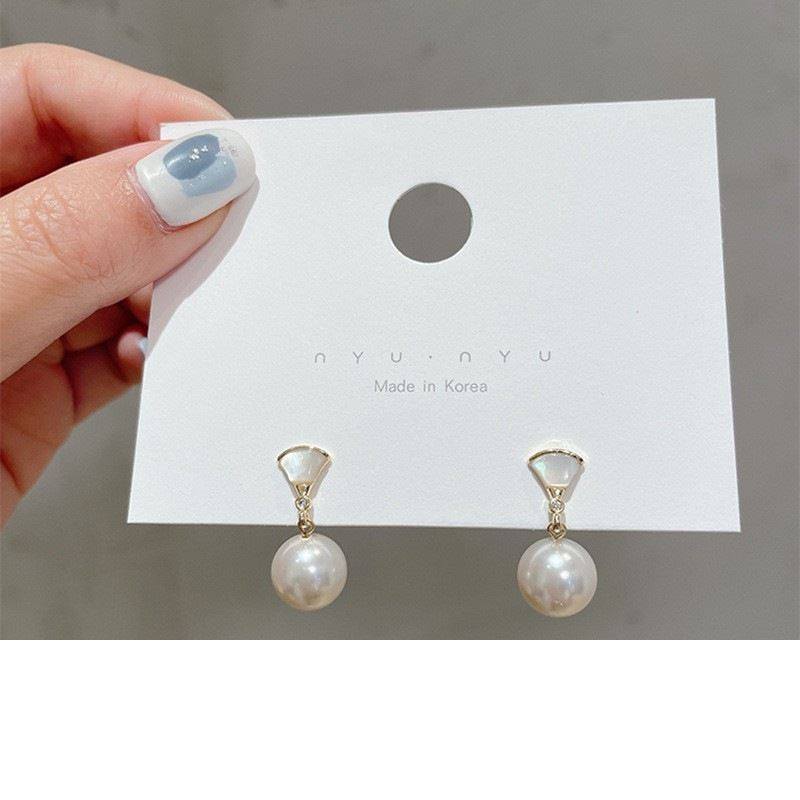 diy韩国东大门s925银针小众设计珍珠系耳钉时尚简约复古百搭轻奢,婴童用品,摇篮,淘宝优惠券,粉丝福利购,淘宝优惠卷