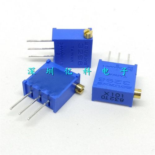 3296X-1-503LF进口BOURNS精密多圈可调电阻/电位器 50K 侧调 X503