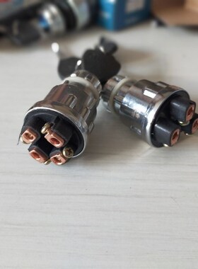 JK404汽车拖拉机叉车货车农用车点火开关电锁启动开关点火锁JK423