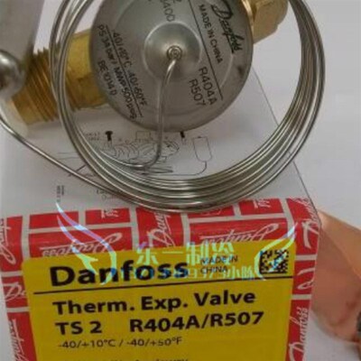 原装Danfoss丹佛斯R404热力膨胀阀TS2内平衡068Z3400冷库膨胀阀