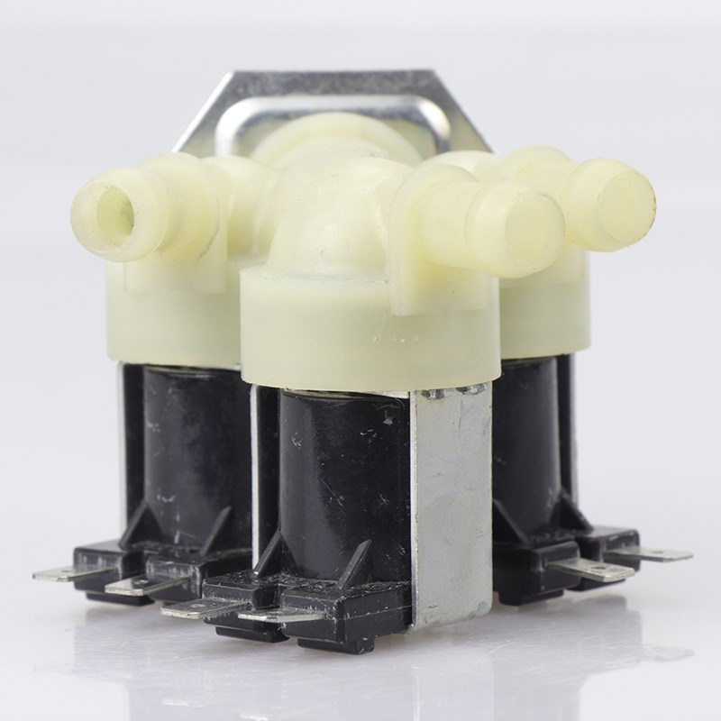 适用美的小天鹅滚筒洗衣机三头进水阀FPE005G进水阀一进三出阀