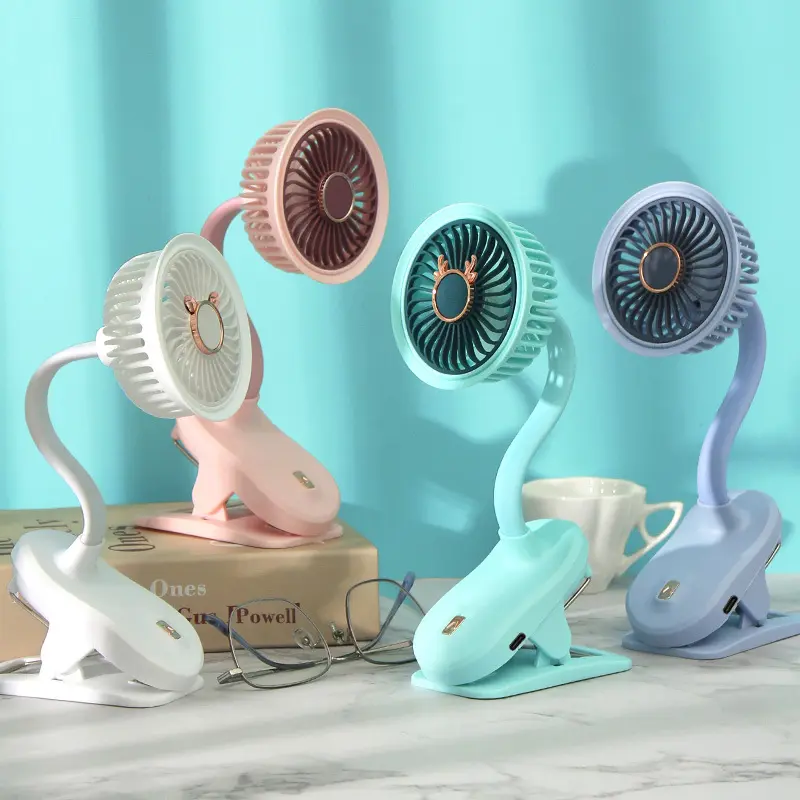 2025新款夹子风扇 桌面usb小电扇车载办公室床头充电风扇