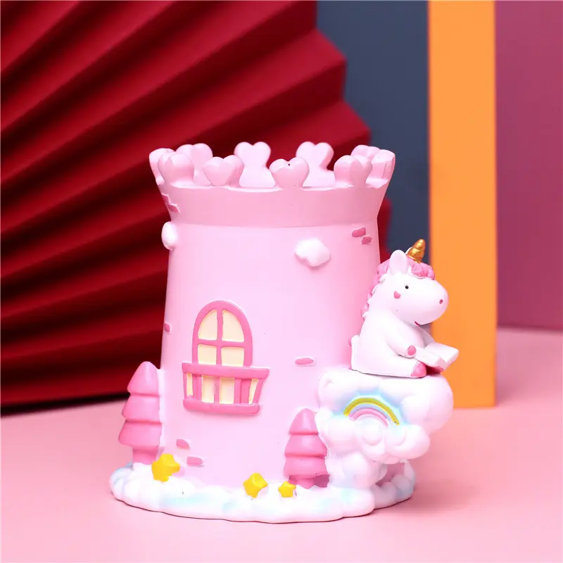 法式田园创意手工彩绘可爱情侣小孩家居客厅电视柜装饰摆件礼物